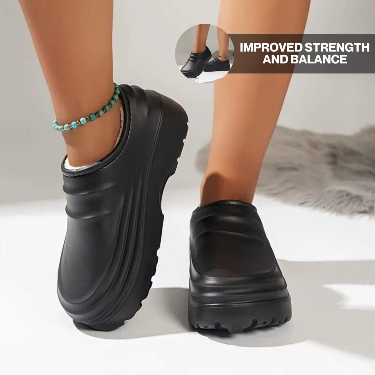 Soleze Classic Fuzz – Healthy Comfort Clogs