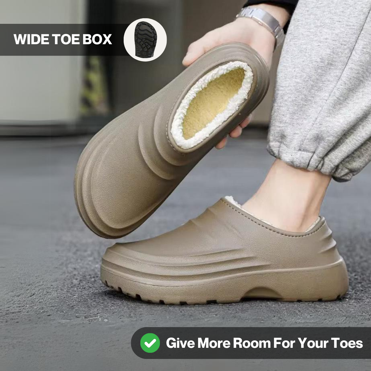 Soleze Classic Fuzz – Healthy Comfort Clogs
